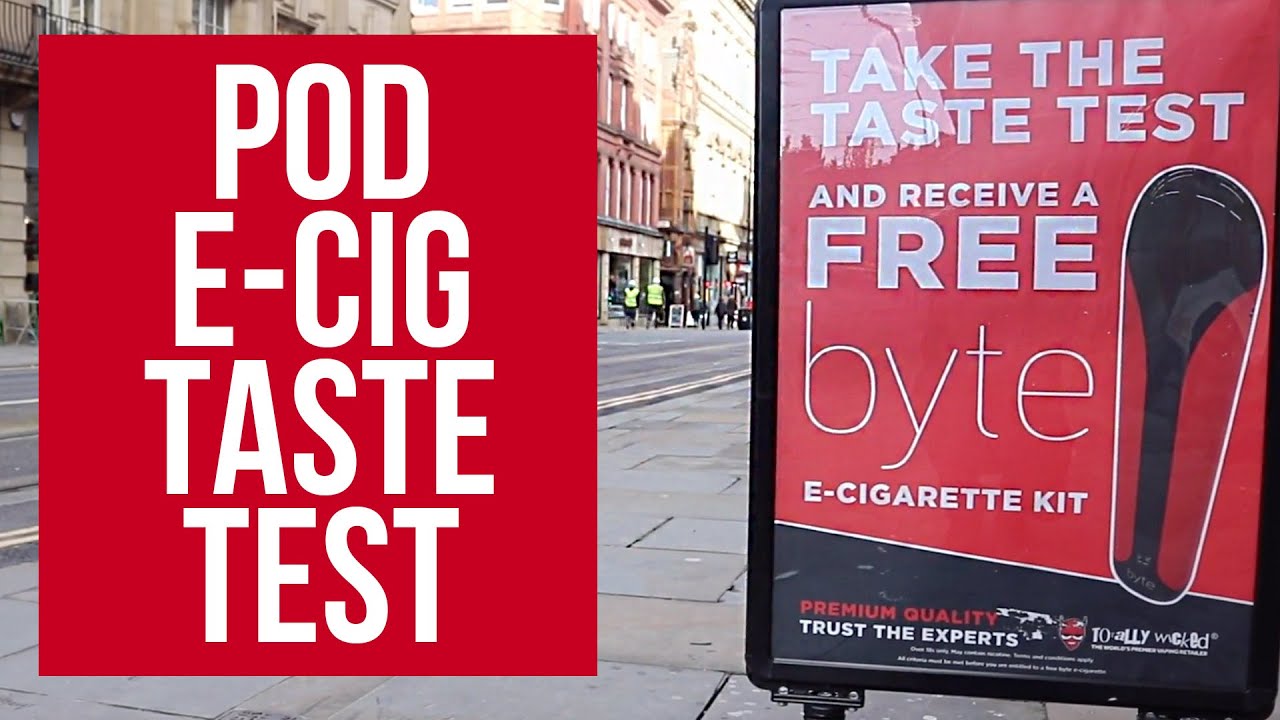 Pod E-cig Taste Test!