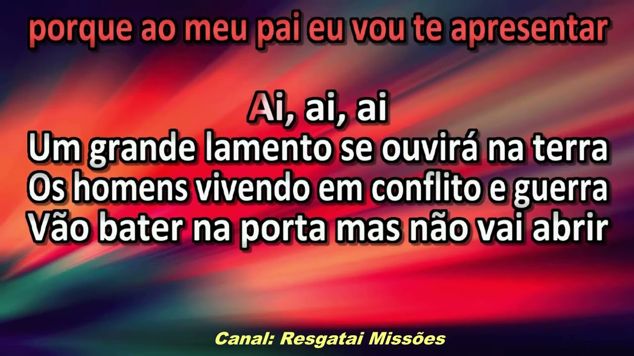 Aurelina Dourado - Banquete de Gl&oacute;ria - Playback - Karaok&ecirc;