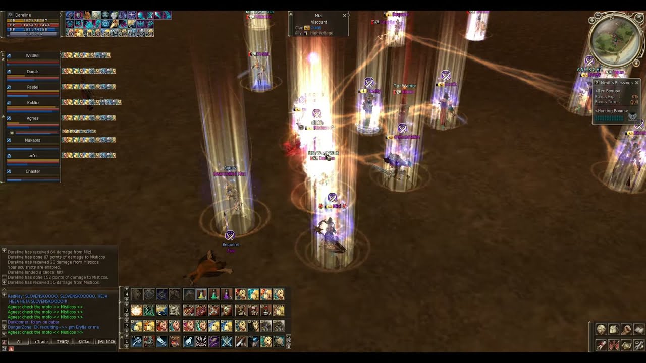 Focus mage party vs Crank mage party (9v9)