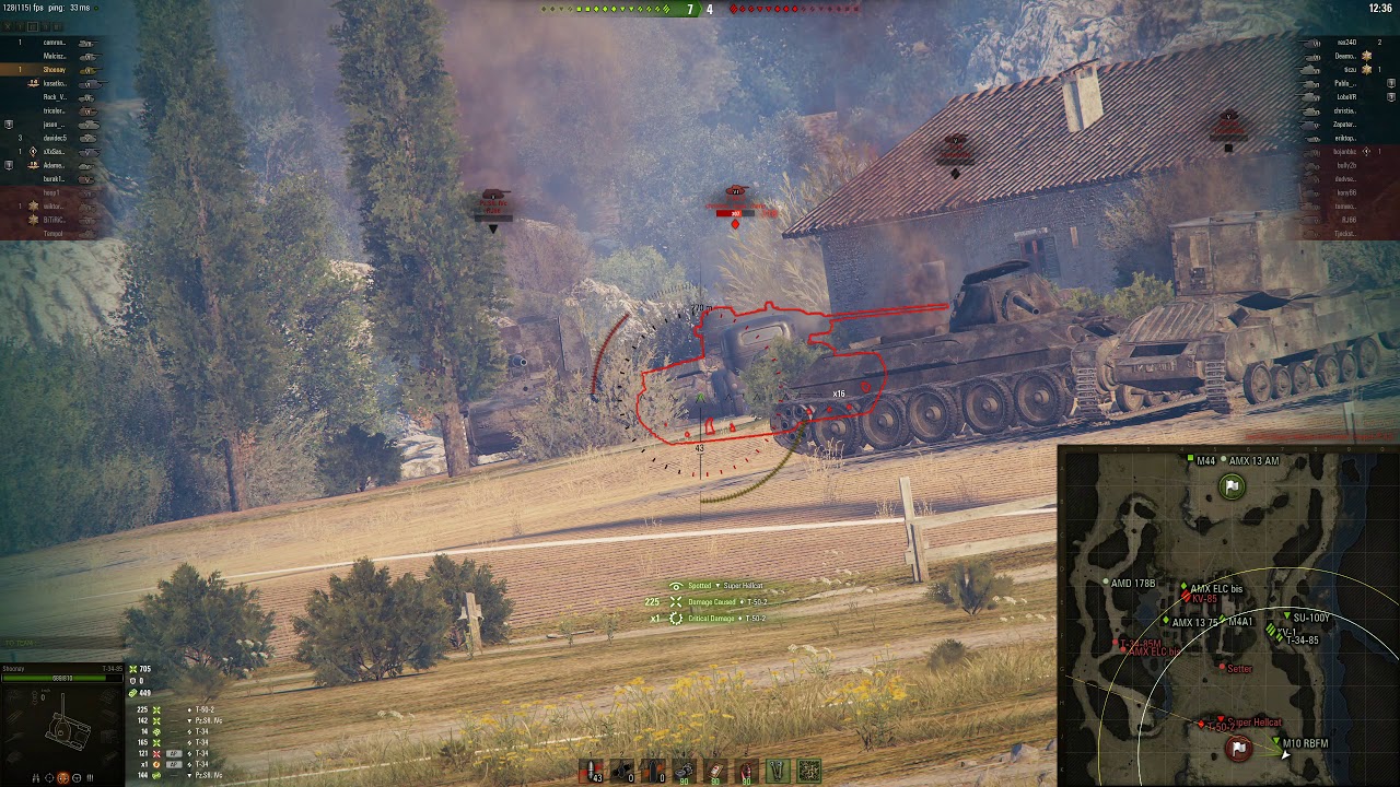 World of Tanks --- to the last one