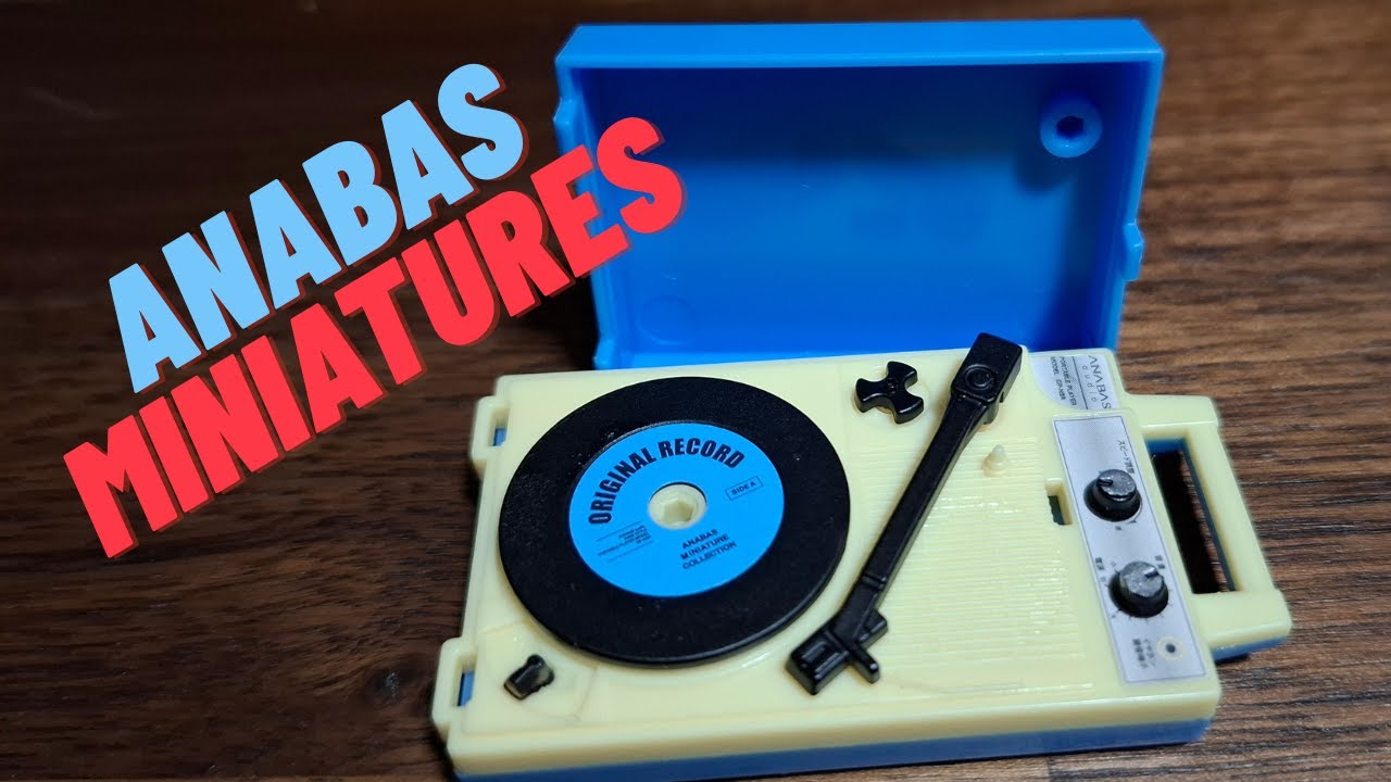 Review of the Anabas Miniature Turntable GP-93, gatcha gatcha. (Bandai/Gashapon)