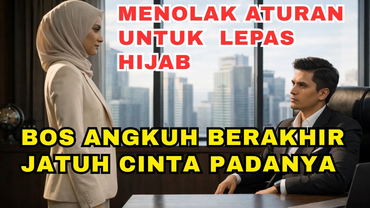 MENOLAK ATURAN LEPAS HIJAB DI KANTOR, BOS AROGAN BERAKHIR JATUH CINTA