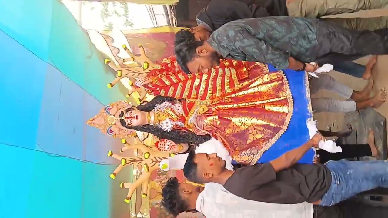 #Mata ka visarjan time#viralvidio #trandingvidio#longvidii