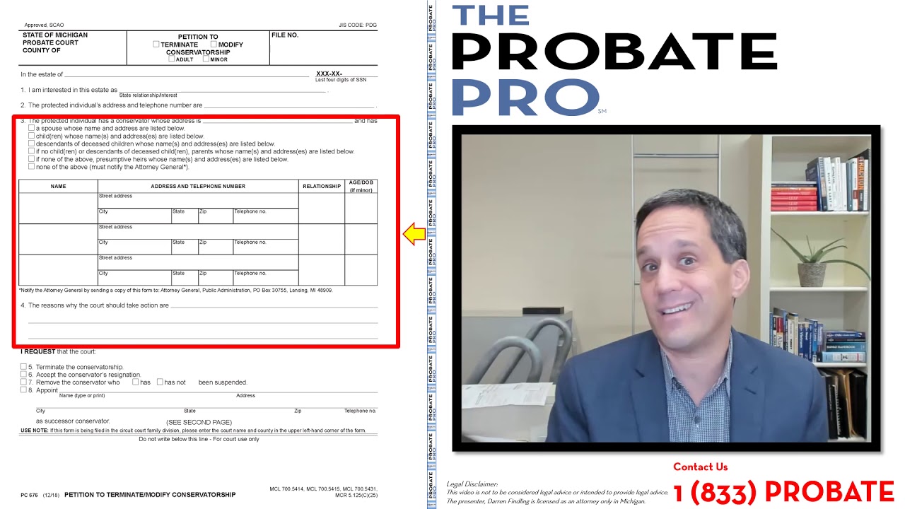 Petition to Terminate or Modify Conservatorship #theprobatepro #conservatorship #probate