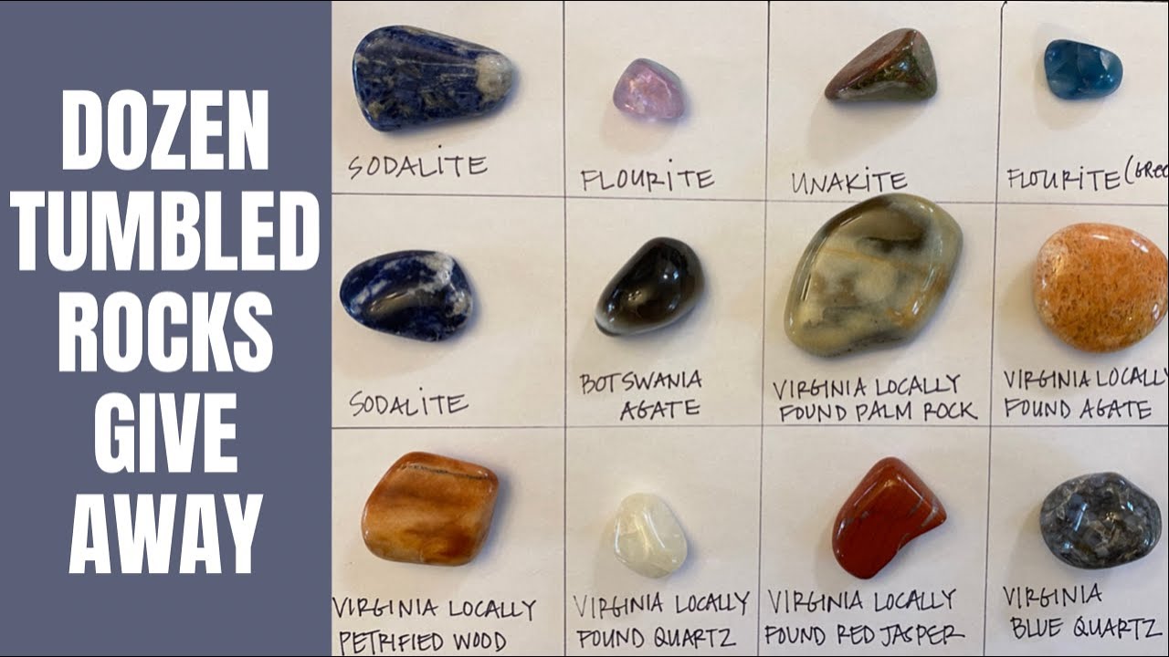 100 Subscribers!  Virginia Creek Locally Collected Tumbled Rocks