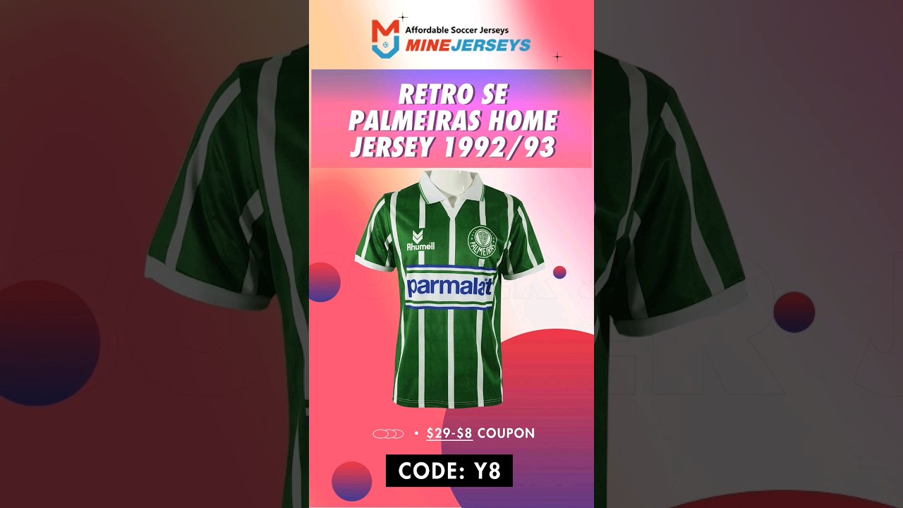 Retro SE Palmeiras Home Jersey 1992/93 #Minejerseys #cheaperjerseys #soccerjersey #SEPalmeirasfc