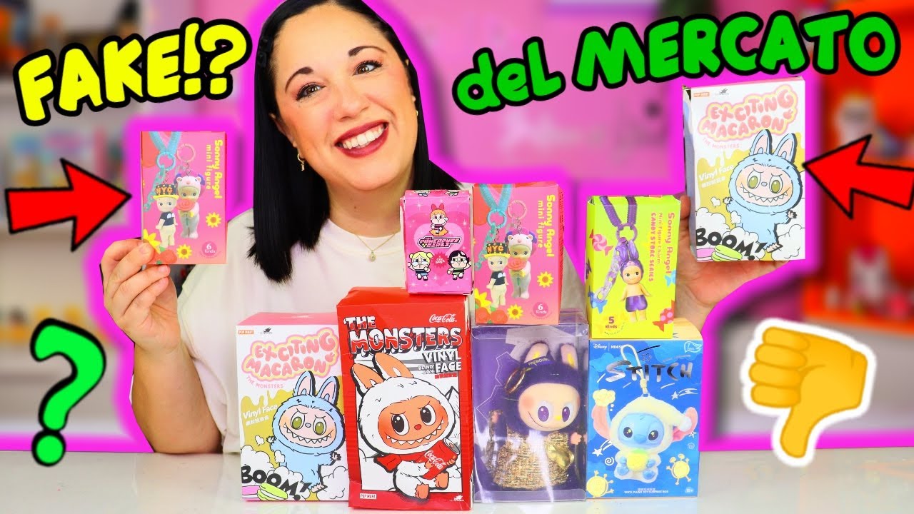 Apro LABUBU e SONNY ANGEL COMPRATI al MERCATO! iolanda sweets