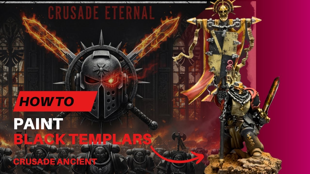 How To Paint Black Templars - Crusade Ancient
