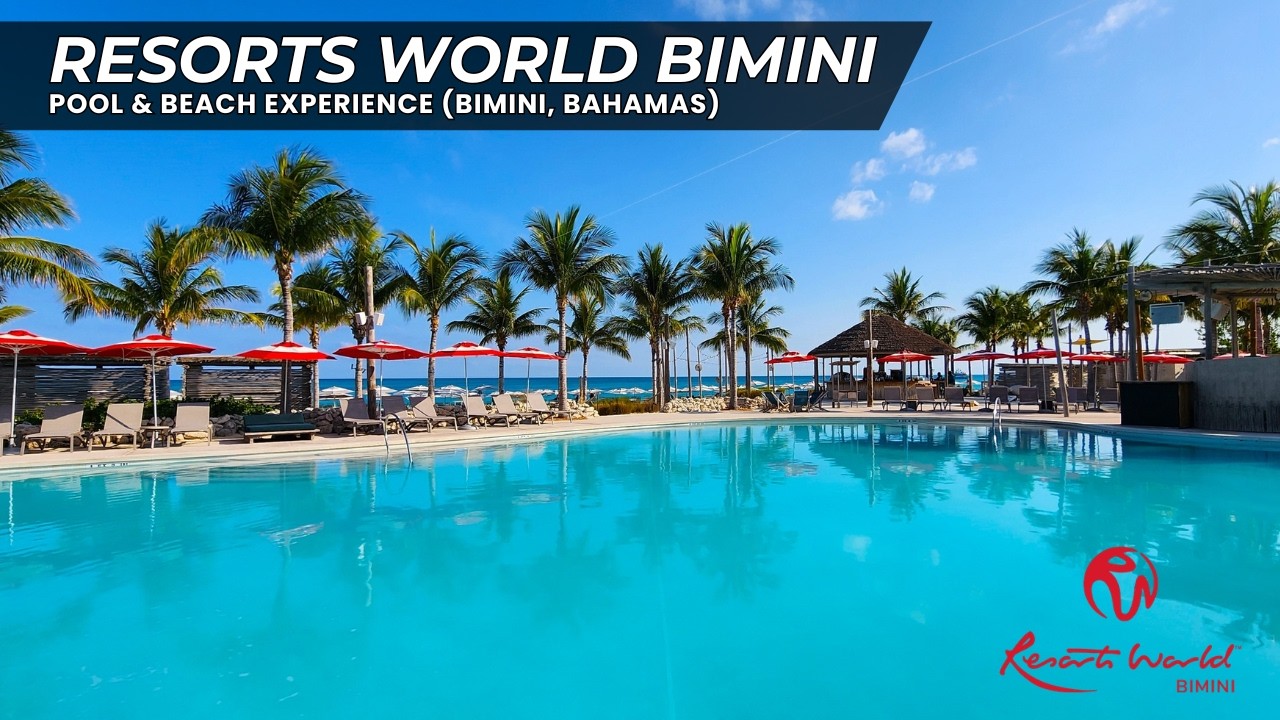 WATCH THIS BEFORE GOING TO BIMINI! | Resorts World Bimini Pool & Beach Experience | Bahamas
