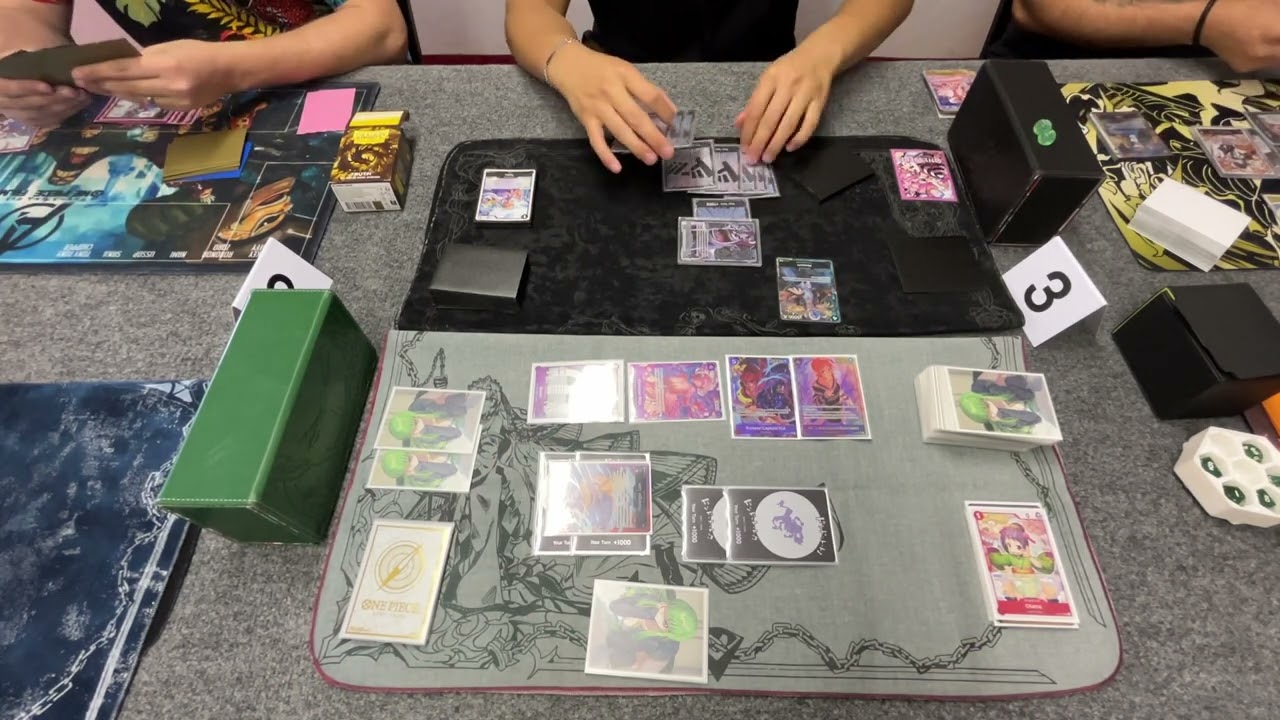 (EB01) RP Law vs Gecko Moria! Tabletop Tavern Locals Round 3! One Piece TCG POV!