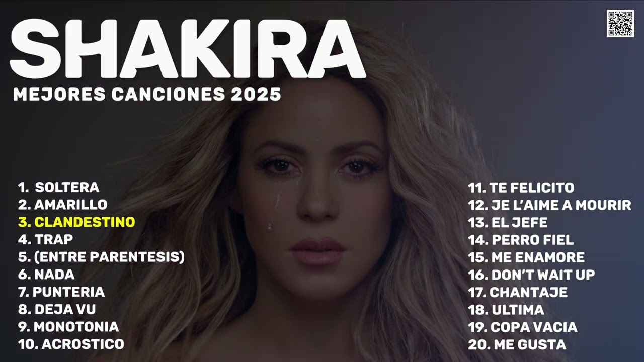 Shakira Mejores Canciones 2025