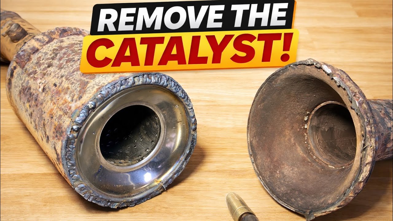 Easy way to remove catalyst DIY! Catalyst Welding