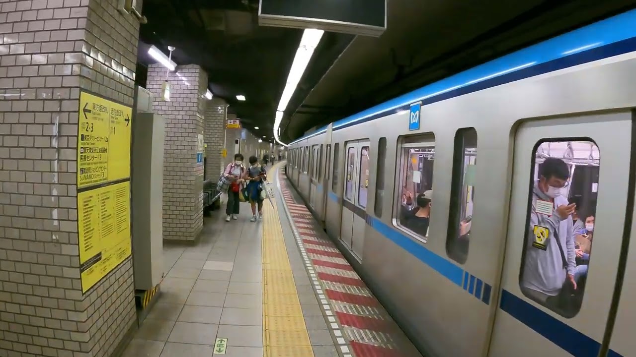 Minami-sunamachi Station T15 Walk | Tokyo Metro Tozai Line Exploration | Japan 4K ASMR