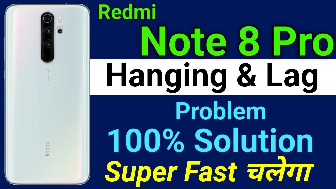 Redmi Note 8 Pro Mobile Hanging Problem | How To Solve Hanging or Gaming Lag Problem Redmi Note 8Pro