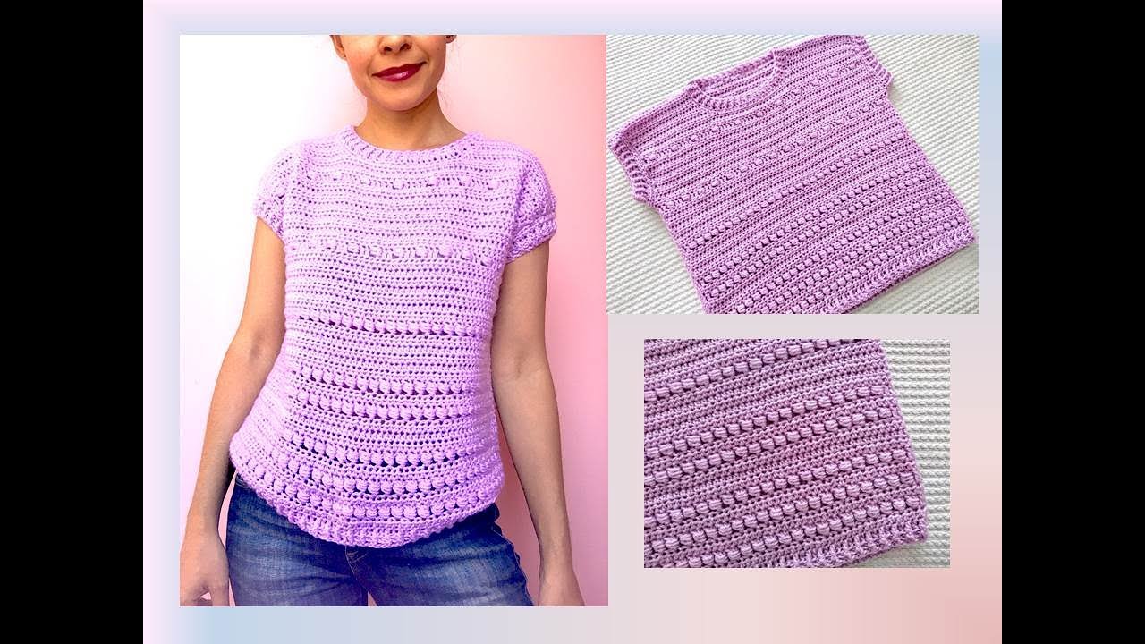 Blusa a crochet para mujer ¡Paso a paso y muy Fácil!