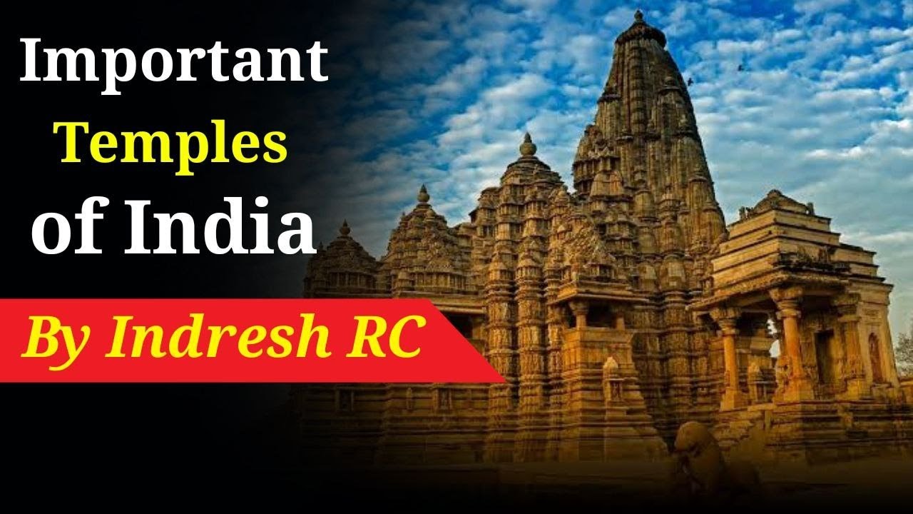 Important Temples of India | Important Temples of India by Indresh RC | Static Gk | Fact Study