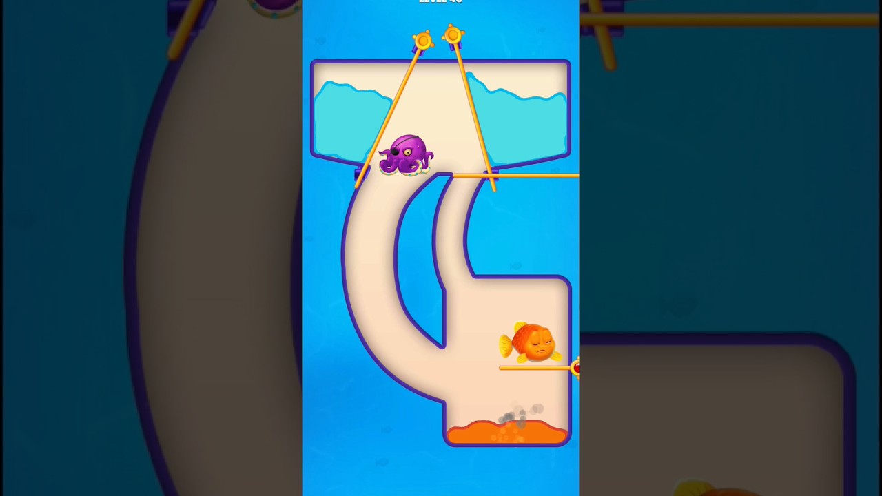 Save the fish 🐠 lvl 46 🎮 Random Candy #shorts #fishdom