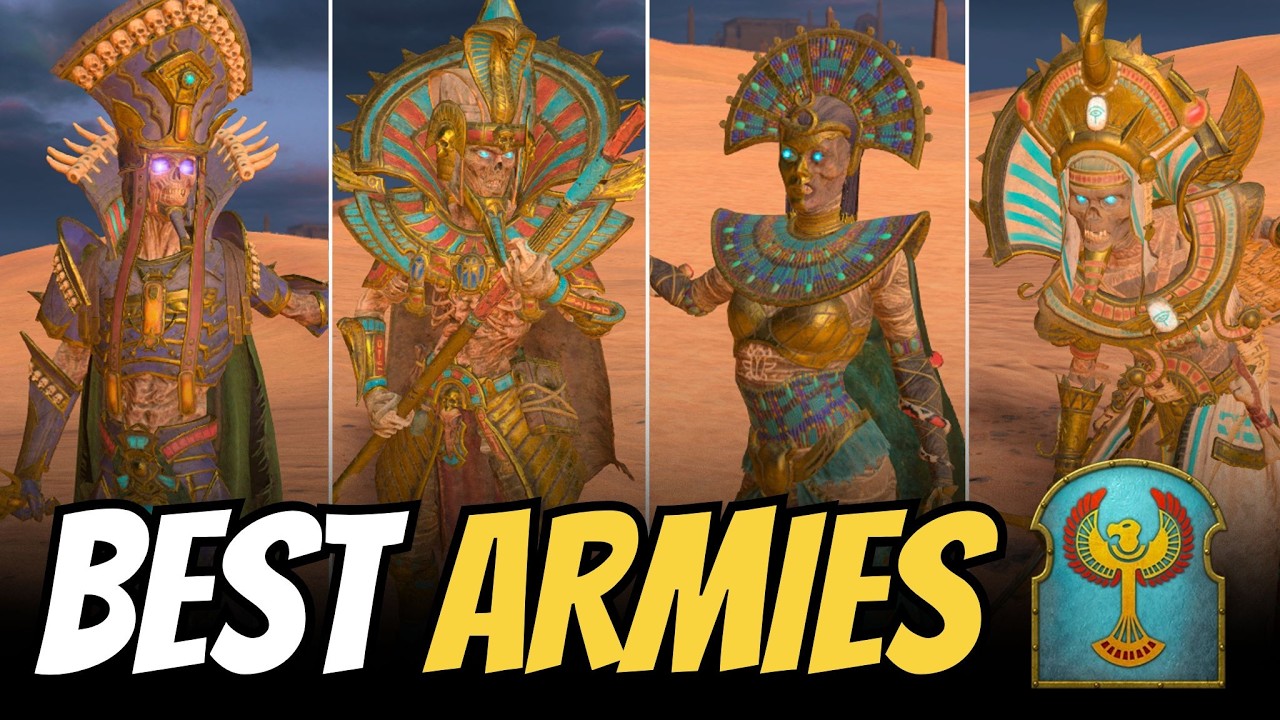 Tomb Kings ARMY COMPOSITIONS, Every Legendary Lord Best Army | Total War Warhammer 3