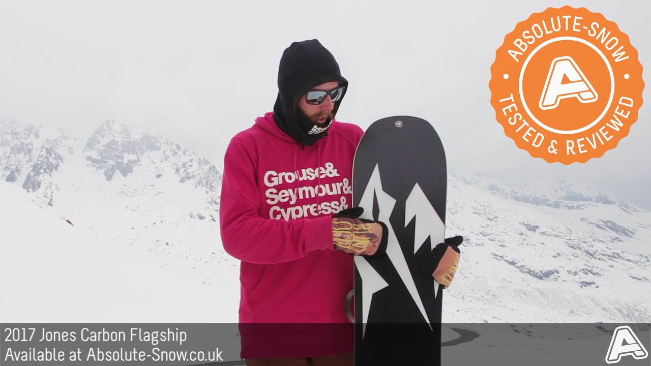 2016 / 2017 | Jones Carbon Flagship Snowboard | Video Review