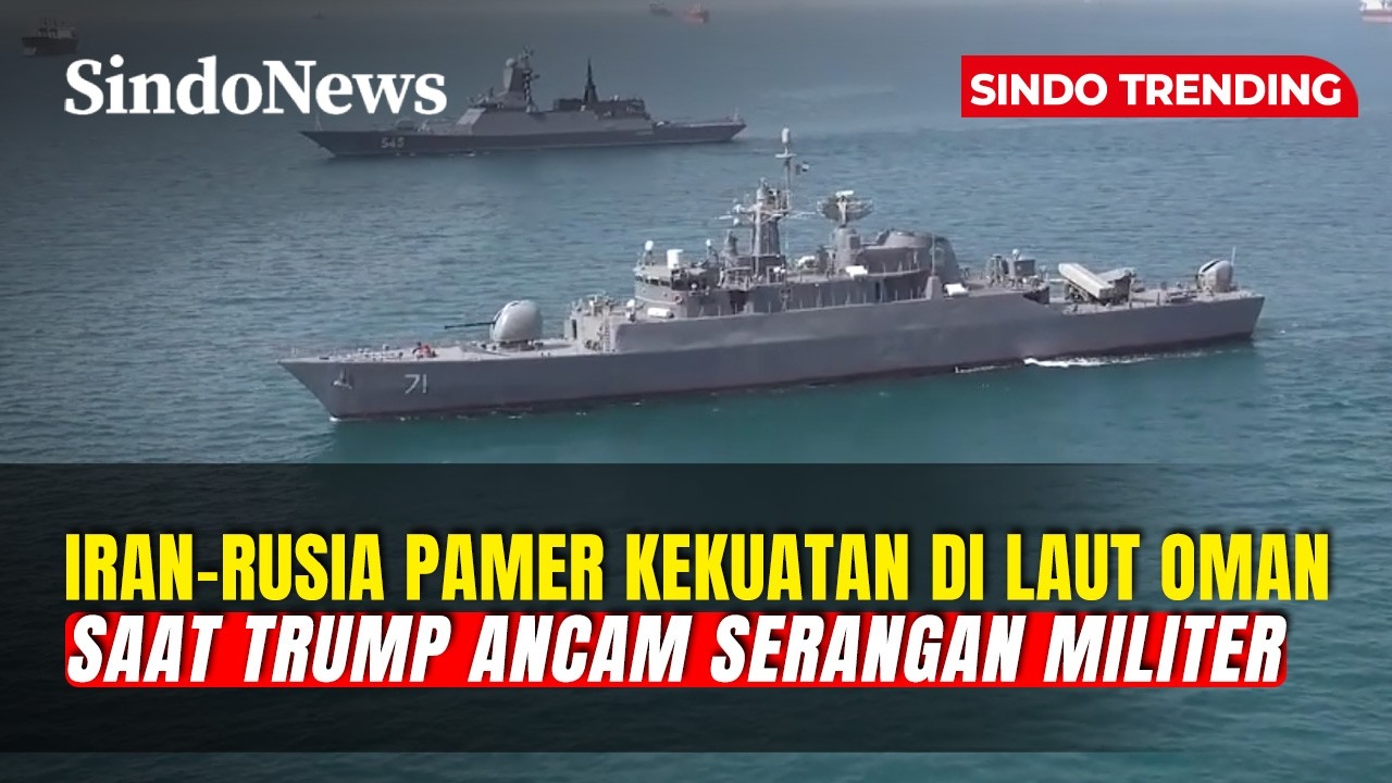 KERAS! Iran dan Rusia Latihan Bareng saat Diancam Diserang Amerika | Sindo Trending | 20/02