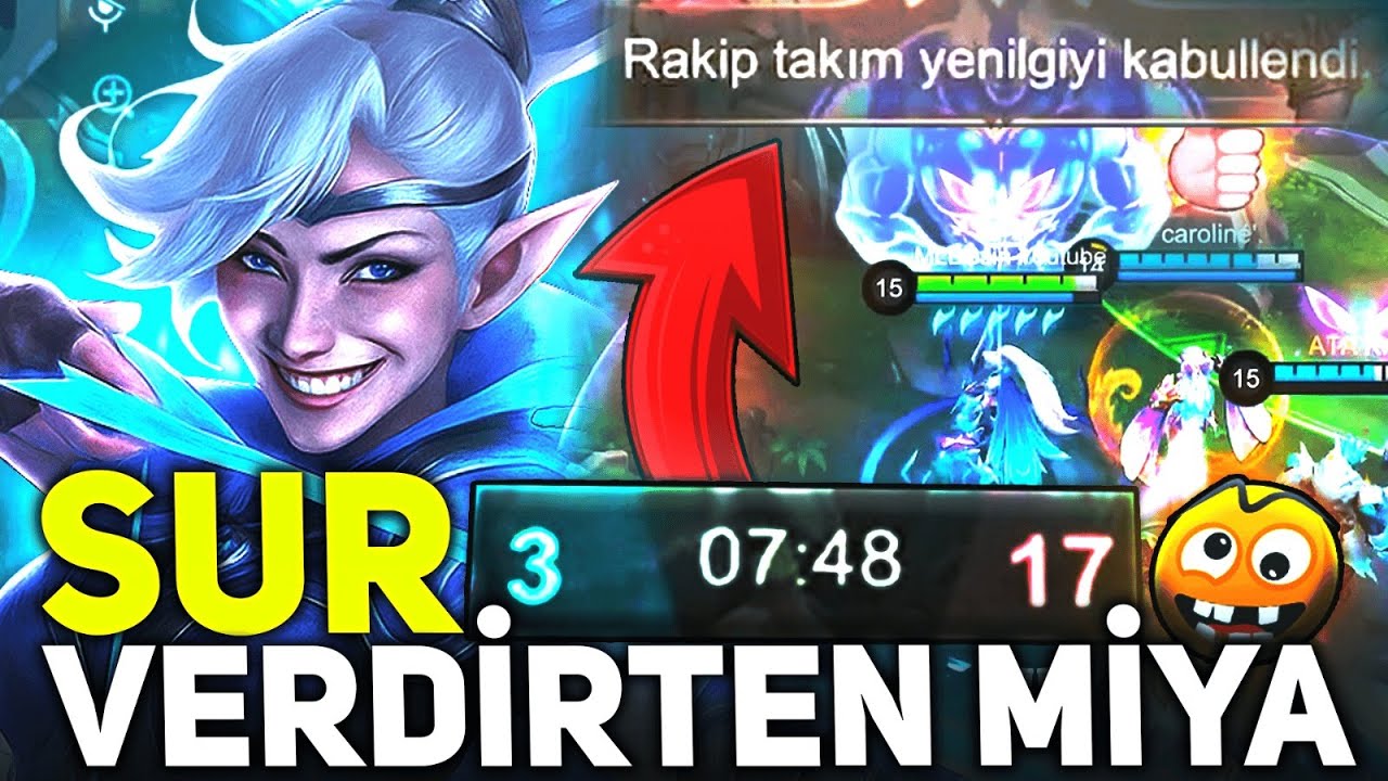 20 KİLL ÖNDE BAŞLAYAN RAKİBE SUR VERDİRTEN MİYA OYUNU - Mobile Legends