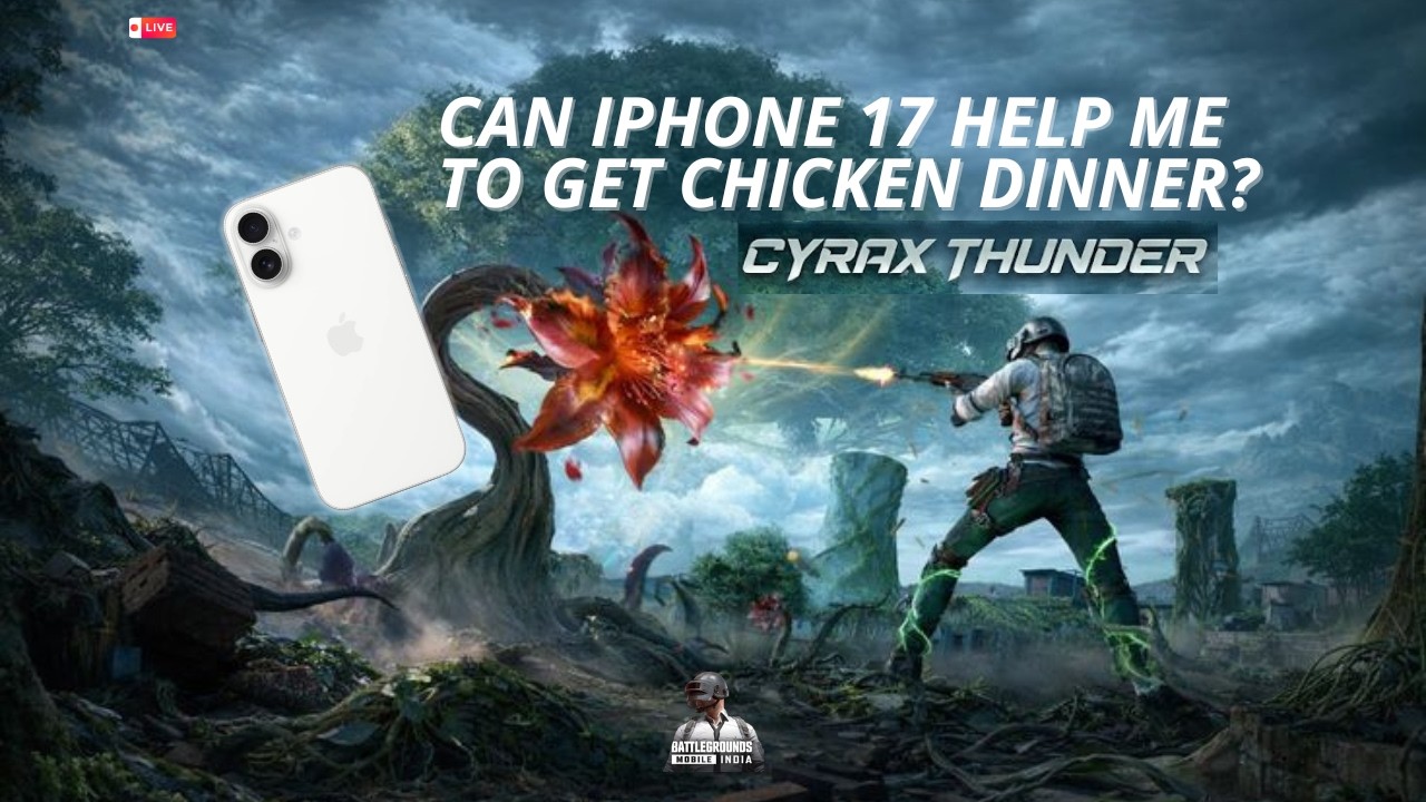 Is IPHONE 17 The Ultimate BGMI Machine? 🤯 Live Testing & Rank Push! #bgmilive #cyraxthunder #bgmi