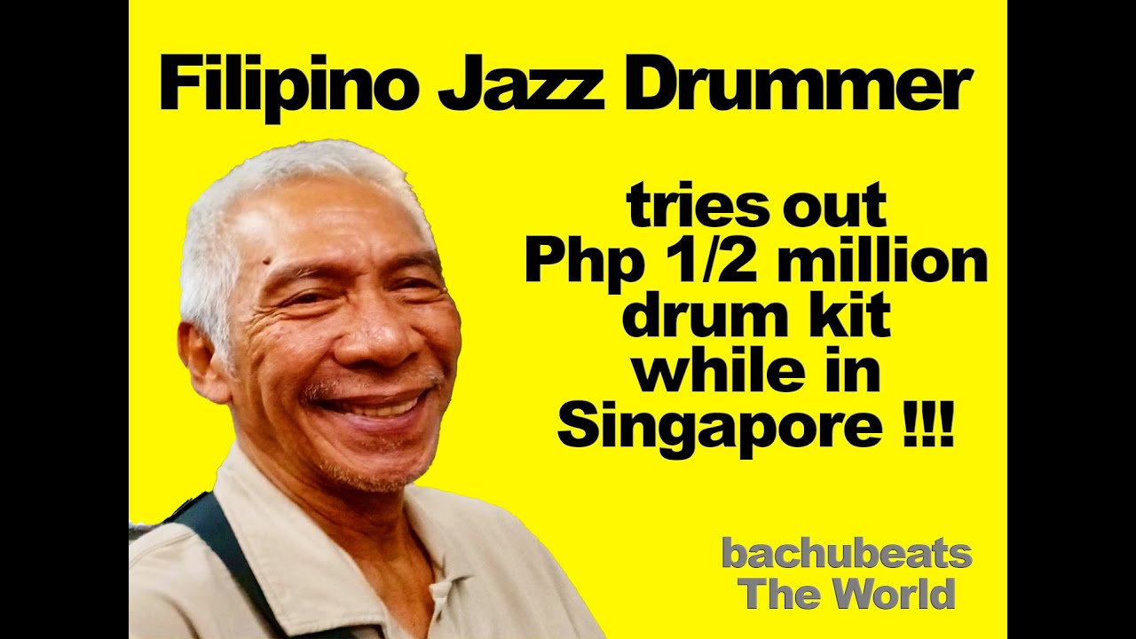 Filipino Jazz Drummer randomly tries Roland V-Drums VAD706 Electronic Drum Set - Part 3