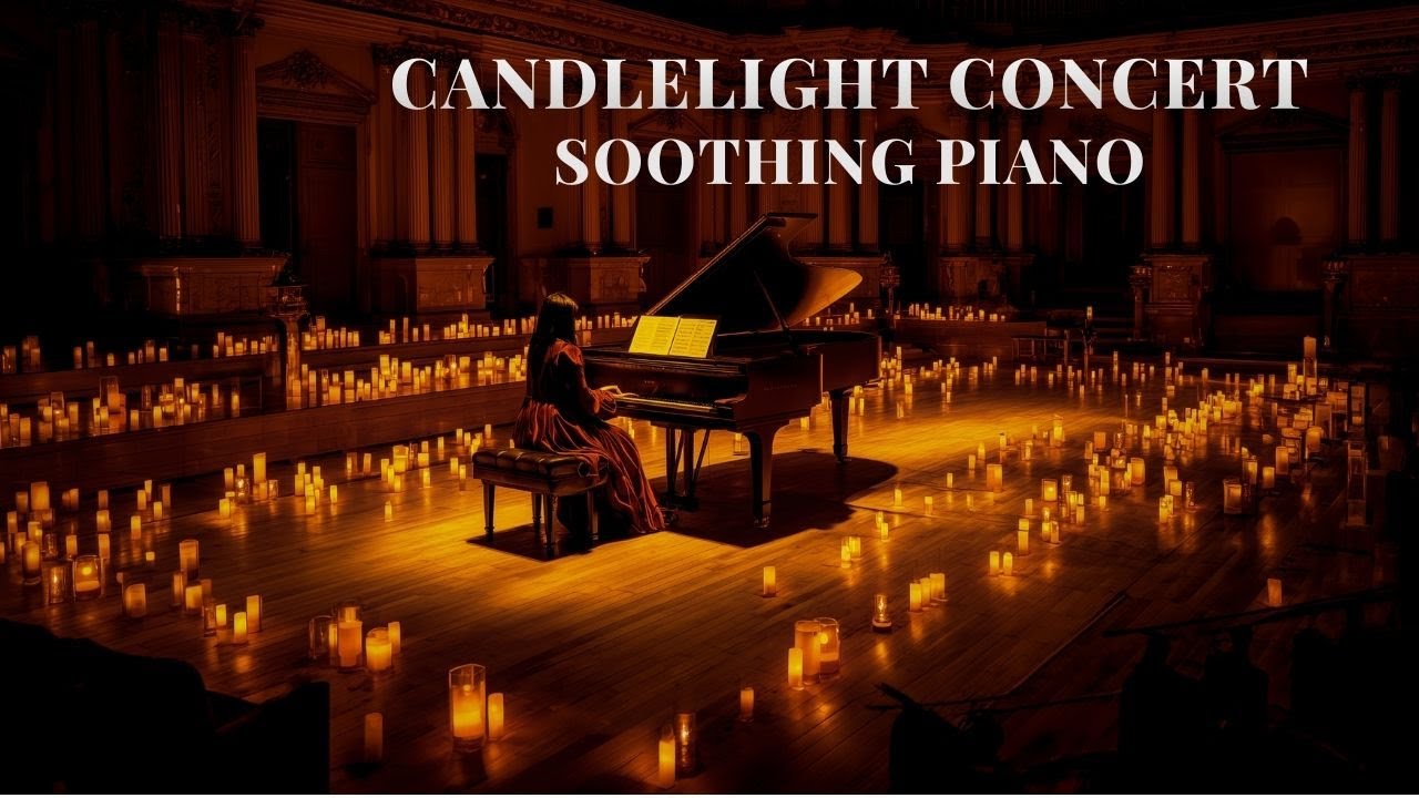 Candlelit Concert Hall 🎹 Soothing Minimal Piano for Calm Nights