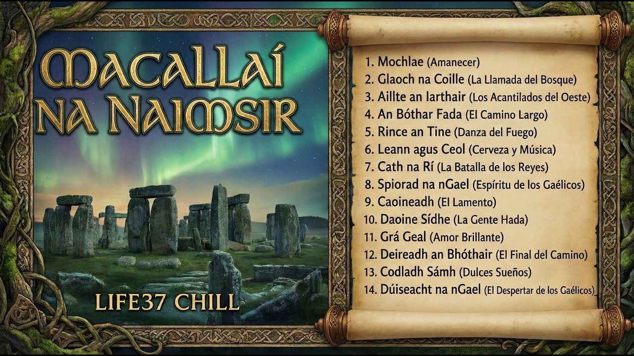MACALLAÍ NA NAIMSIRr  (Full Album) | 🍃 Celta y Naturaleza by LIFE37 Chill #MúsicaCelta #CelticMusic