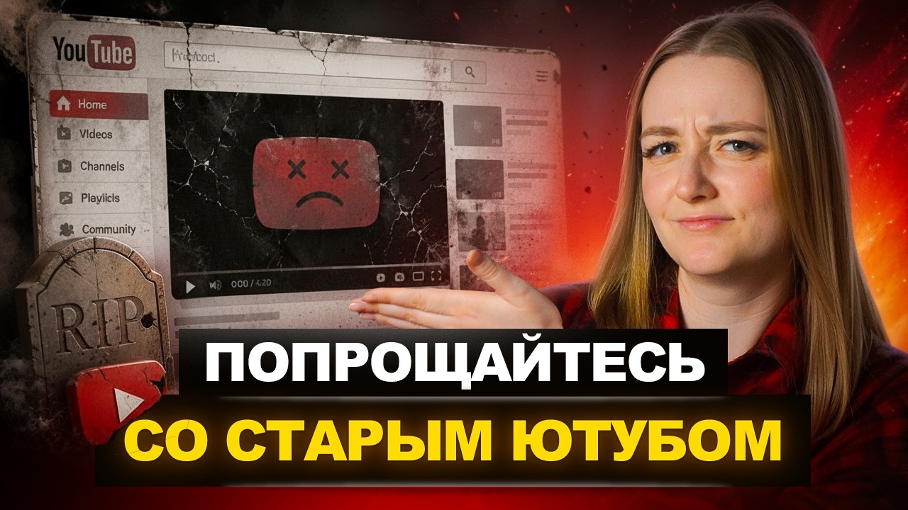 Ютуб &mdash; больше НЕ платформа ДЛЯ ВИДЕО