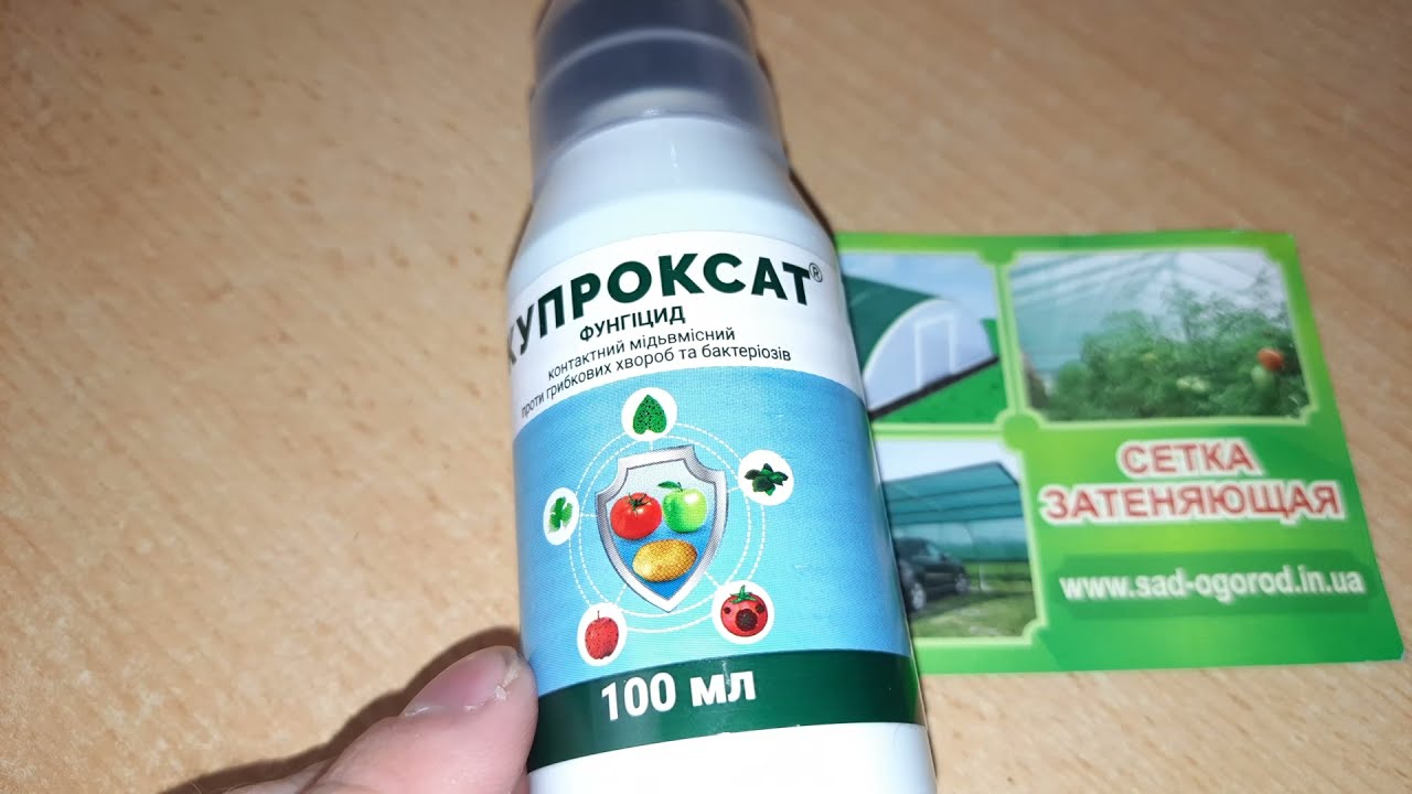 КУПРОКСАТ для захисту сої, соняшнику та овочів від хвороб