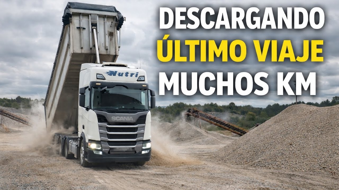 Una media de 700 km diarios en esta semana y finalizo con un viaje de piedra