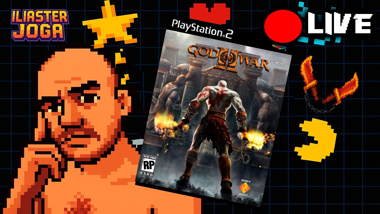 🔴Saga God of War: Zerando todos(VERY HARD) - EP.01 God of War 2