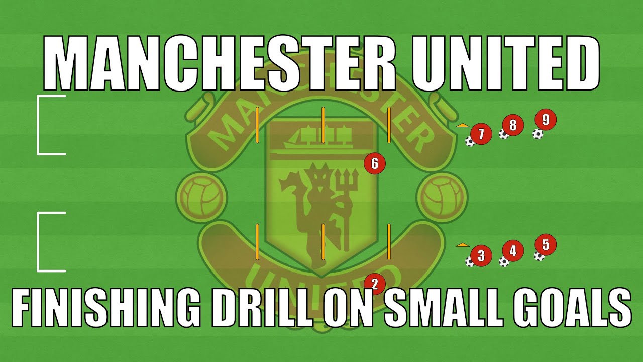 Manchester United Finishing Drill (On Small Goals) | Football/Soccer