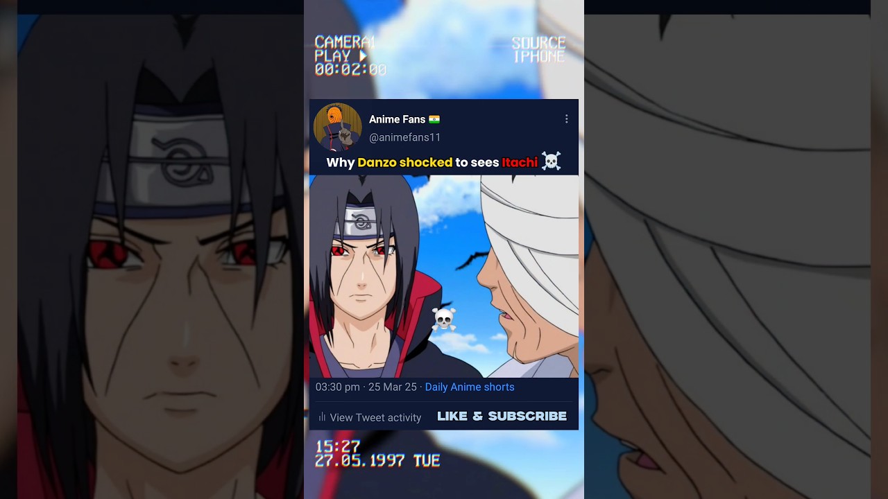 Itachi gets revenge on Danzo 😱☠️ | | Sasuke vs Danzo fight | | animefans11 