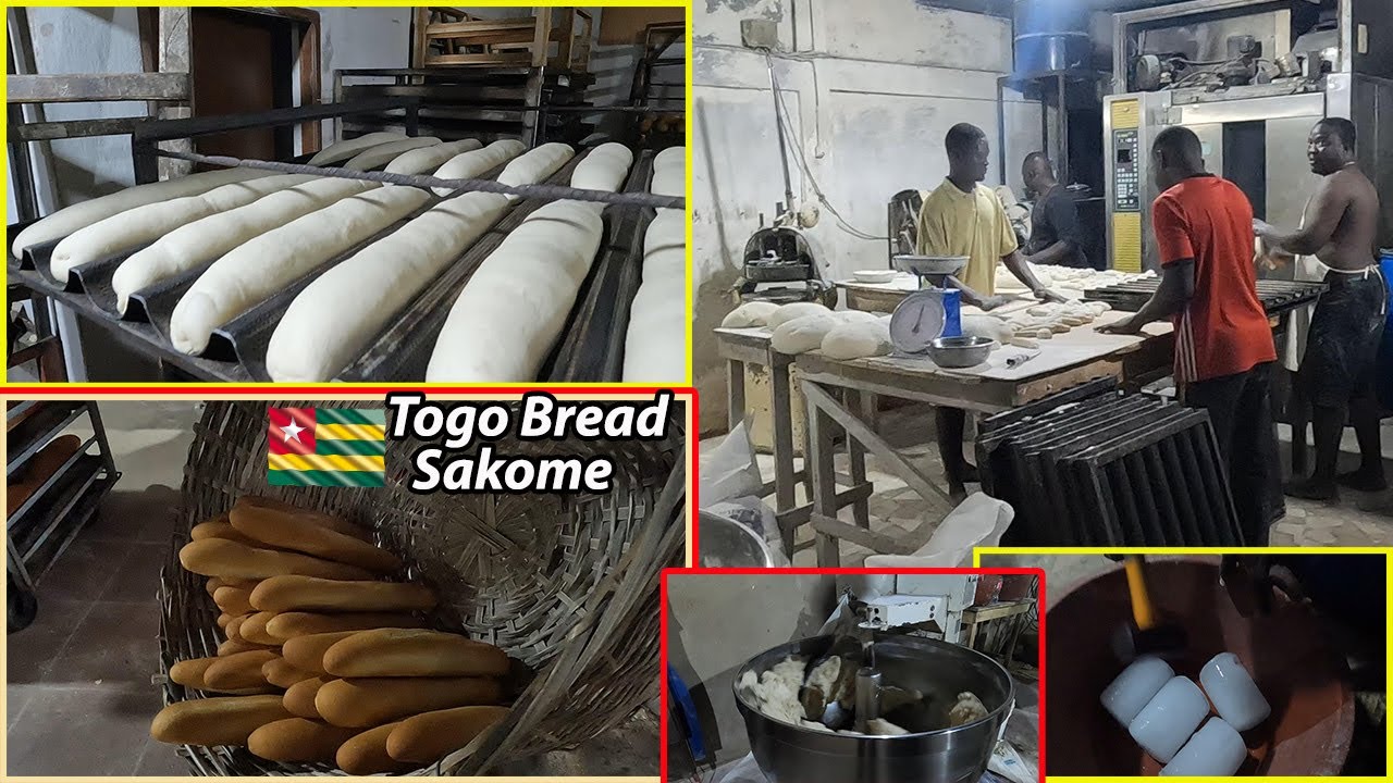 Most Popular FRENCH Bread in WEST AFRICA || Traditional African Food Recipes !! TOGO BREAD-SAKOMI