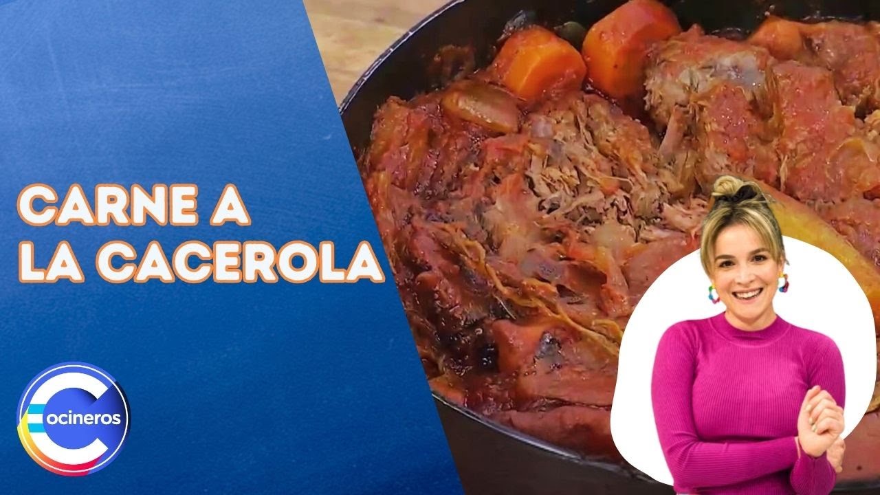 Receta de CARNE A LA CACEROLA con Sofía Pachano 🍲🥩 Fácil y deliciosa | Cocineros argentinos