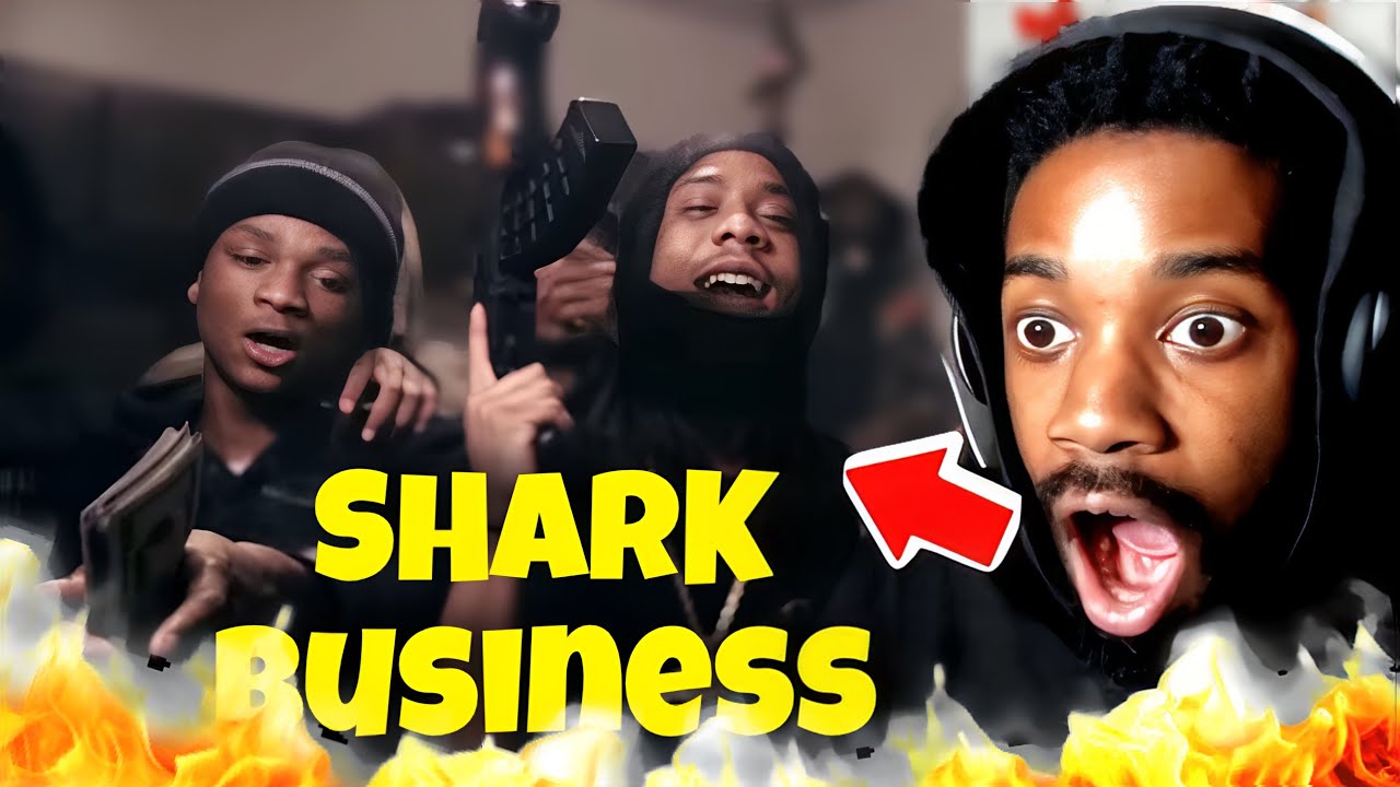 THESE FULLYCHOPP OPPS?! GLOCKBOY STANK x LIL NOONIE - SHARK BUSINESS (OFFICIAL VIDEO) REACTION