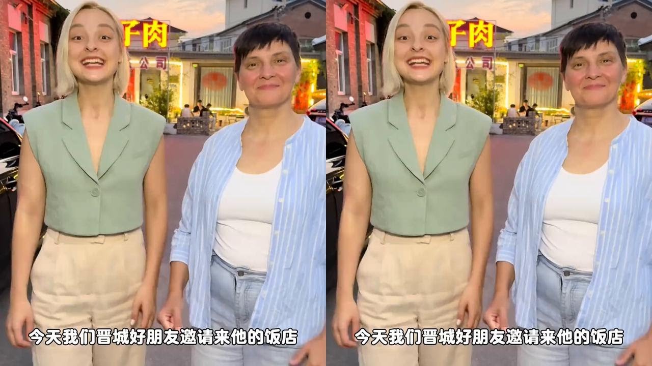 俩老外说这种烤肉还是头一次吃，香迷糊了#vlog日常 #原创视频 #外国人吃中国美食 #外国人在中国