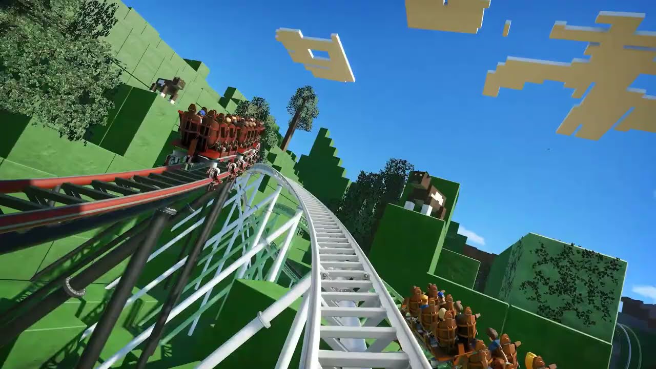 MINECRAFT Speed Run: Rollercoaster Edition! POV