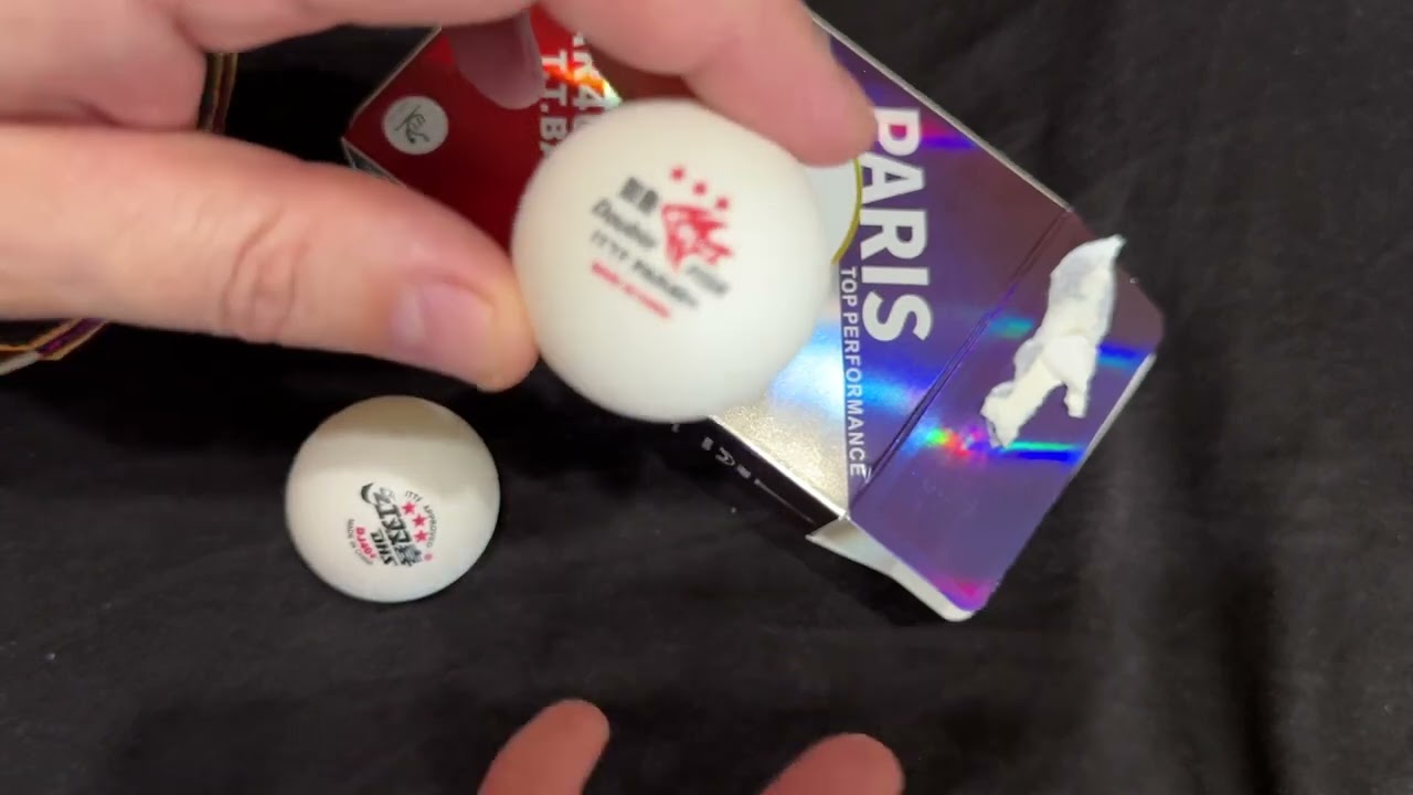 Мнение любителя о разнице между мячами DHS Dj 40+ и Double fish Par 40+.
