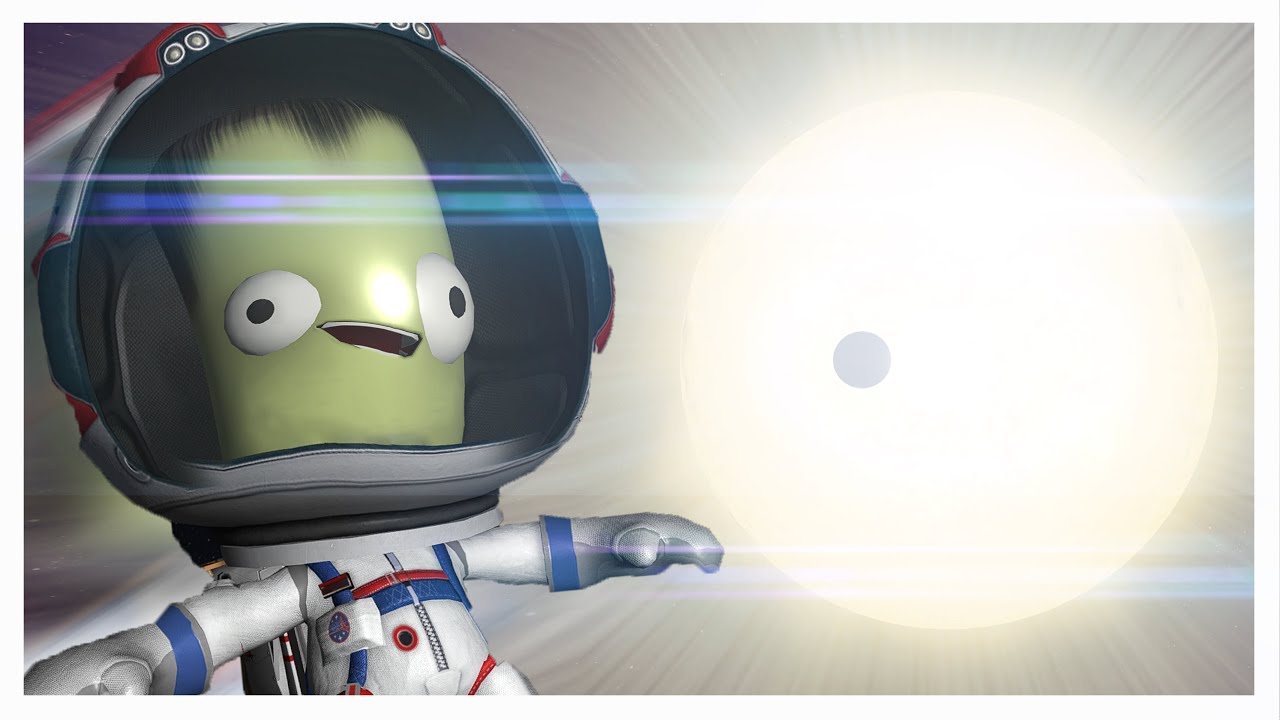 Kerbal Space Program, но солнце становится больше...