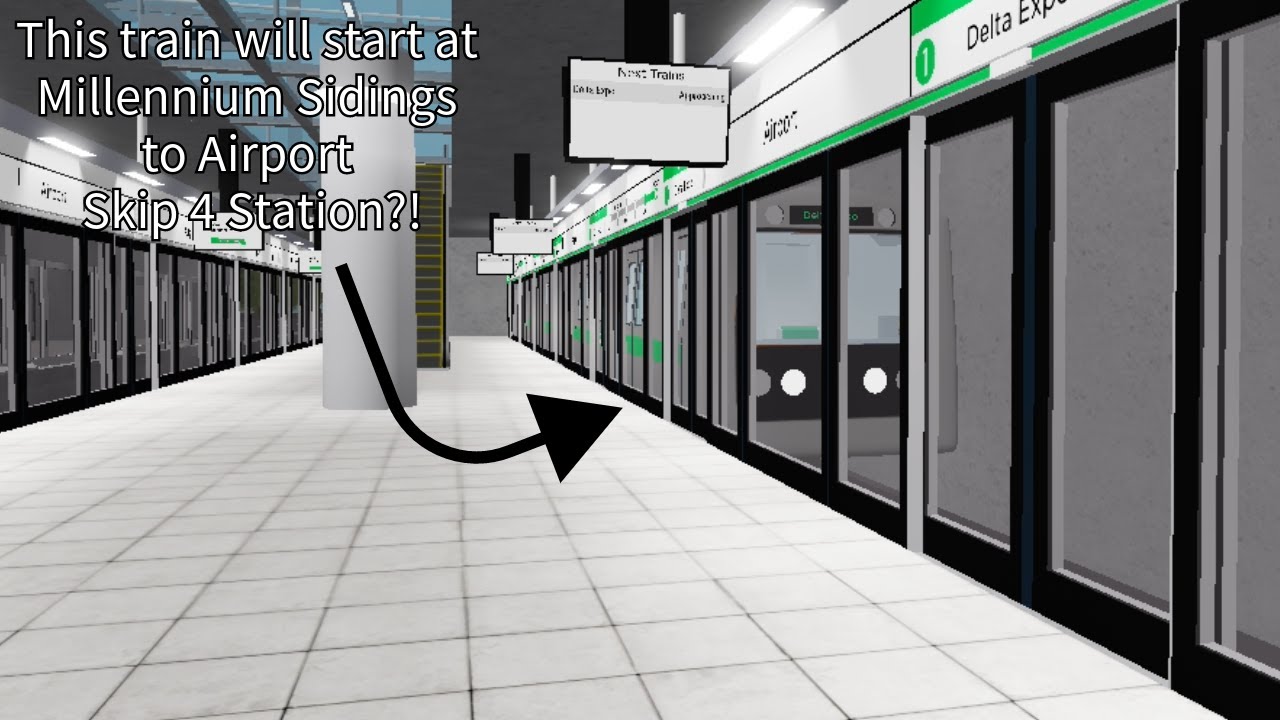 Roblox Delta Line Project | AL train will start at MIL Sidings to APT Skip 4 Station?! (APT to DEX)
