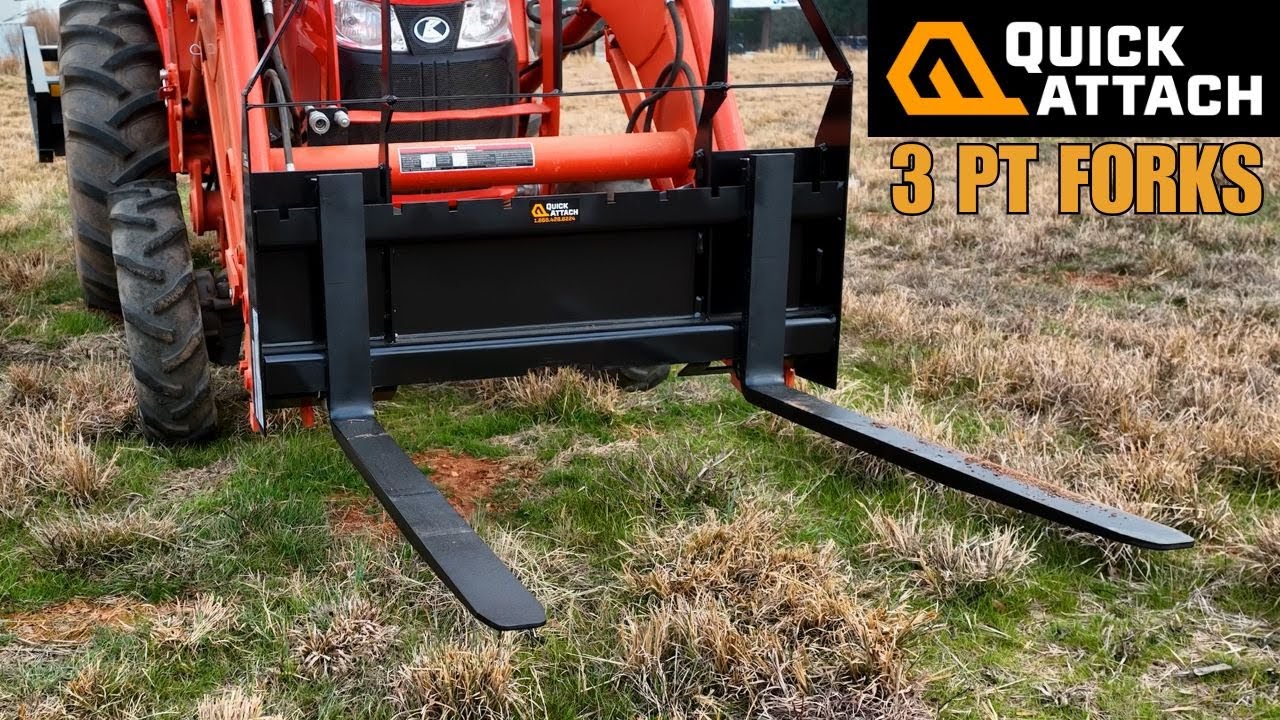 Quick Stack Light - Tractor Pallet Forks | Quick Attach Tractor Implement