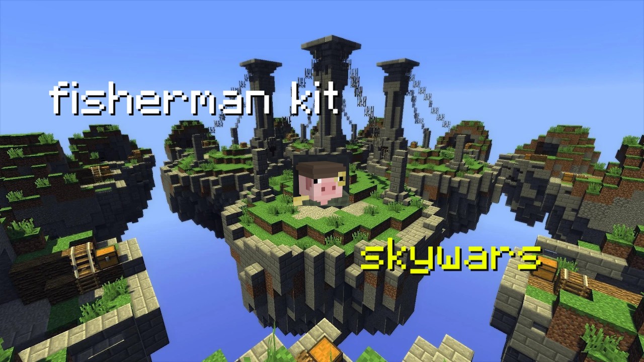not fishing with the fishing rod from the fisherman kit (skywars)