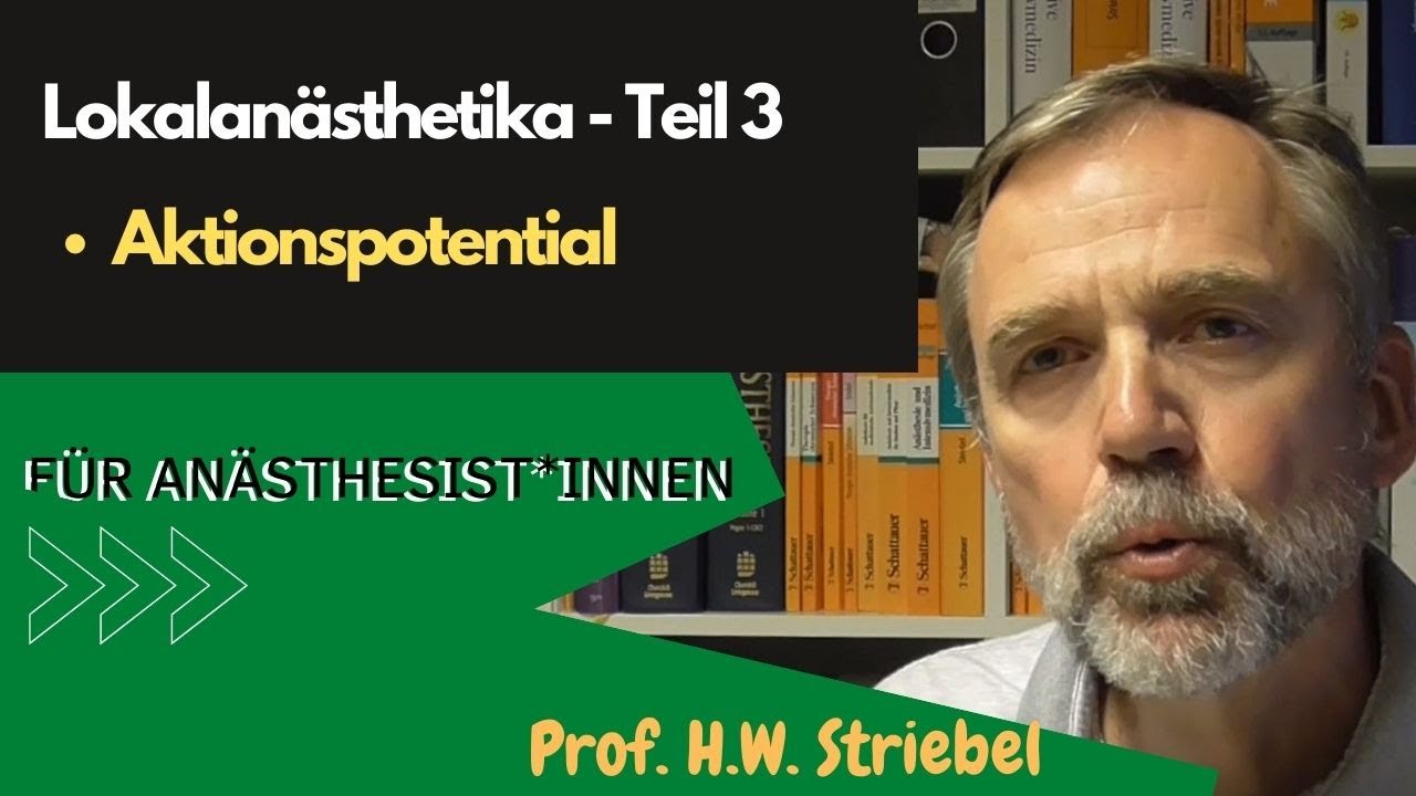 Lokalan&auml;sthetika Teil 3. Das Aktionspotential.