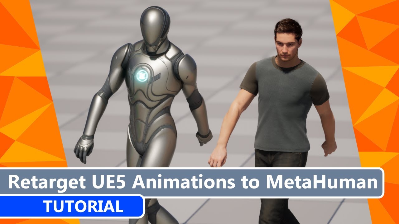How to retarget Unreal 5 Mannequin animations to a MetaHuman (Tutorial)