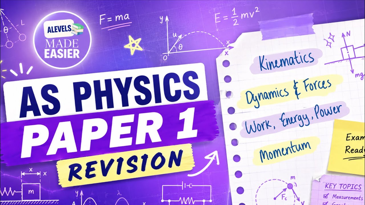 ПОВТОРЕНИЕ AS PHYSICS, PAPER 1 | Уравнения, формулы и краткий обзор