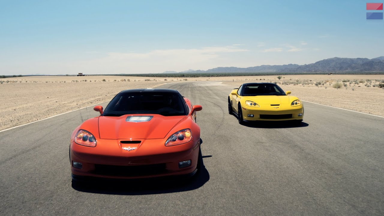 Showdown - 2013 Chevrolet Corvette ZR1 vs. 2013 Chevrolet Corvette Z06 - CAR and DRIVER