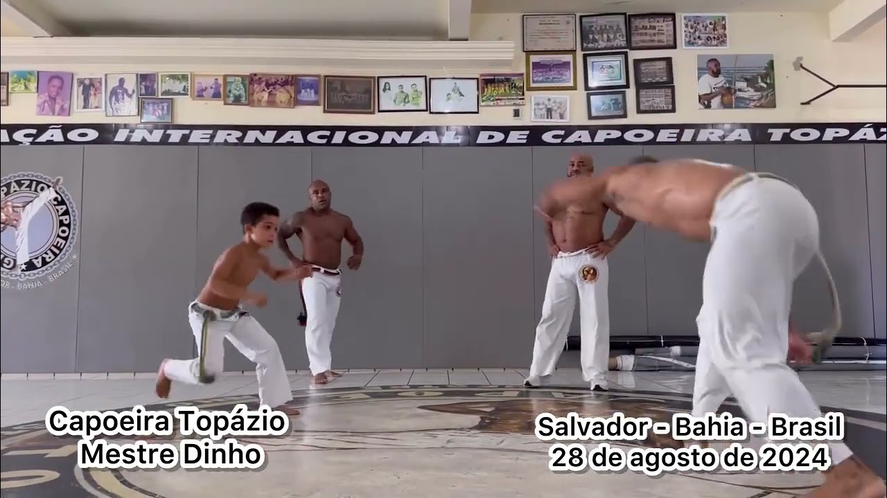 mestre Dinho capoeira topázio